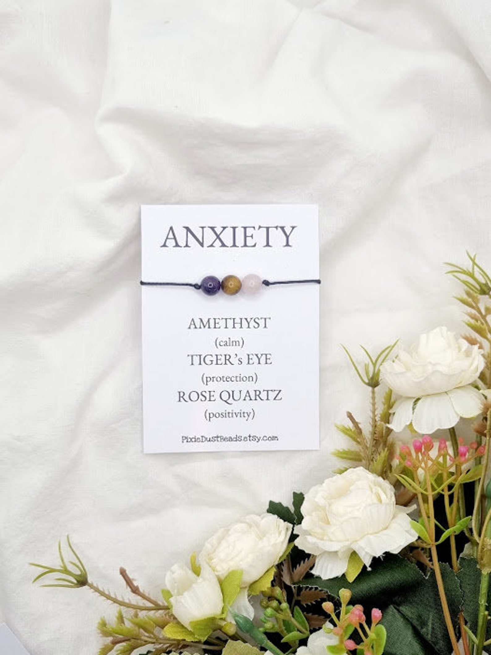ANXIETY Chain Bracelet Anxiety Relief Anti Anxiety Anxiety Etsy UK