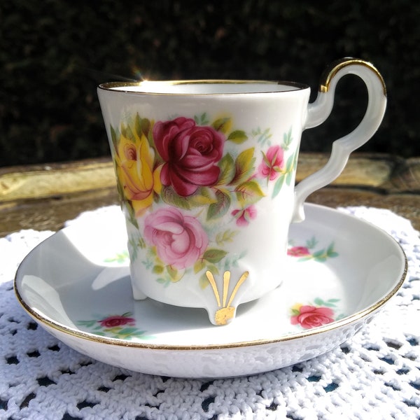 Demitasse Bareuther Waldsassen Bavaria Germany teacup and saucer