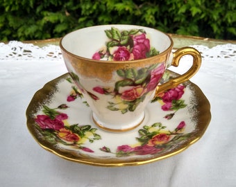 Saji antique teacup, Demitasse teacup, made in Japan