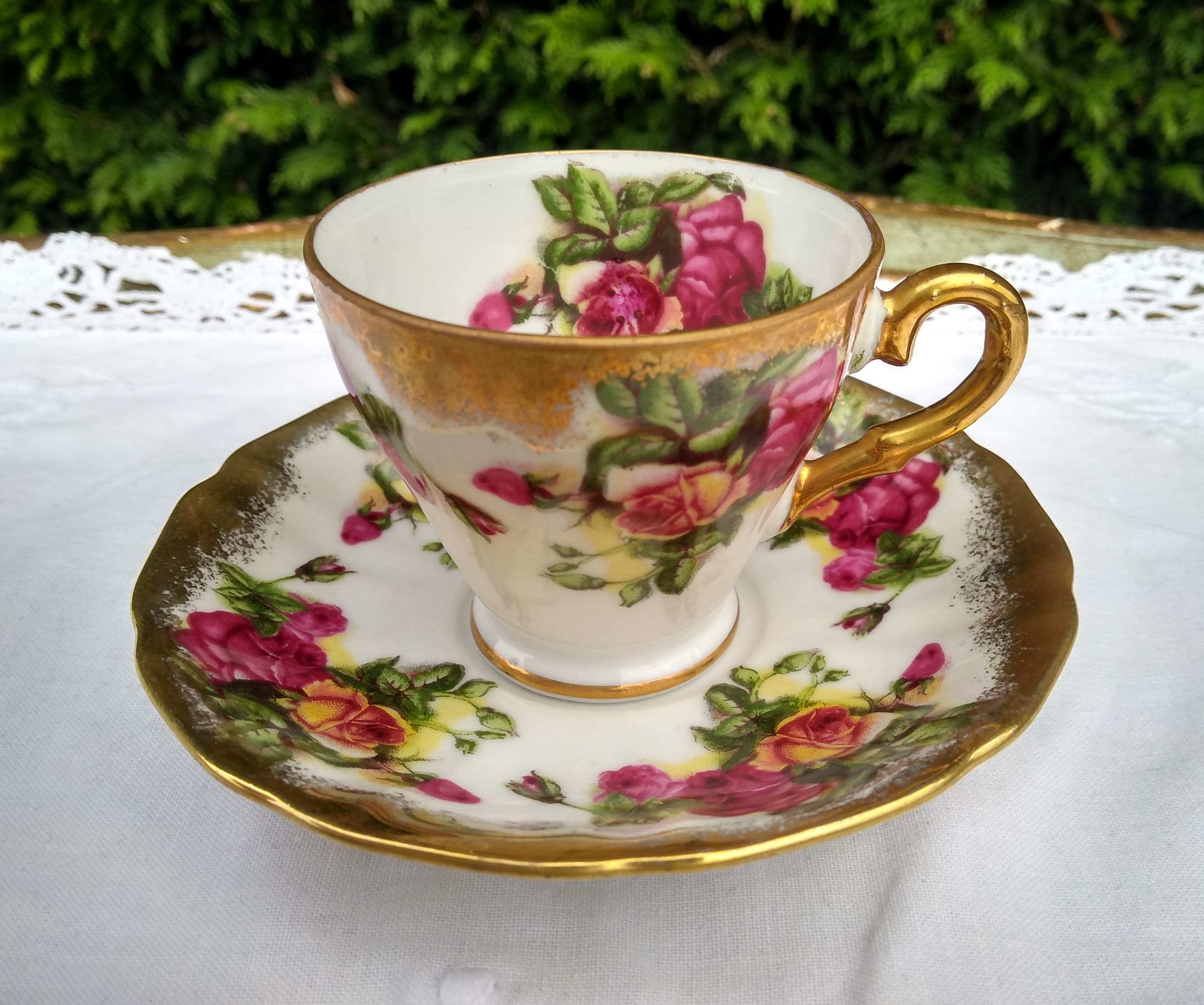 Taza de té antigua Saji taza de té Demitasse hecha en Japón - Etsy México