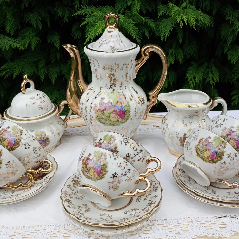 Tea Set Net Teaset - Etsy