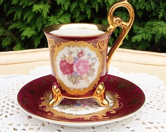 Hard to Find Vintage Antique O.H.C Ohashi Japan Empire Style Cup