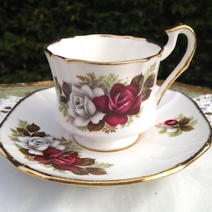 Royal Countess Priory Dale Teetasse mit Untertasse, Vintage Teetasse, Nachmittagsteeparty