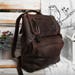 Brown leather backpack purse women/Leather backpack women/Small, Large and Medium