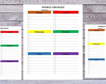 no more homework clipart Weekly Checklist for Kids, Weekly Checklist for Students- No More Late Assignment Submissions