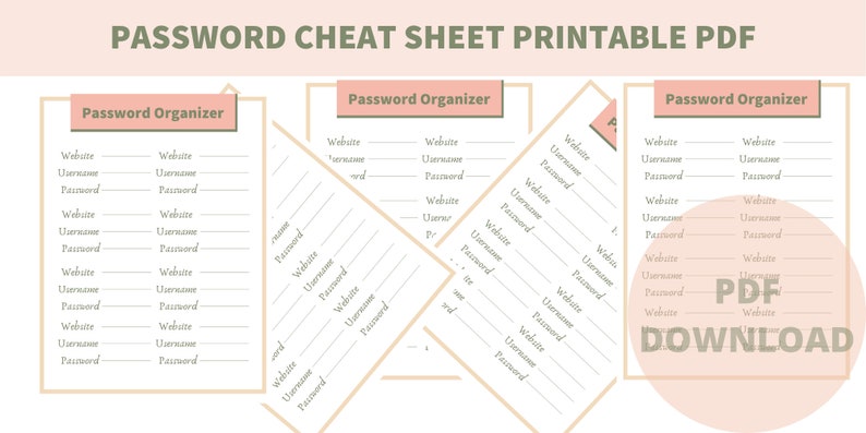password-cheat-sheet-printable-personal-password-tracker-etsy-ireland
