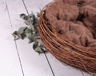 Newborn nest, Newborn bowl prop, Newborn photo prop, Newborn basket prop, Newborn twig nest