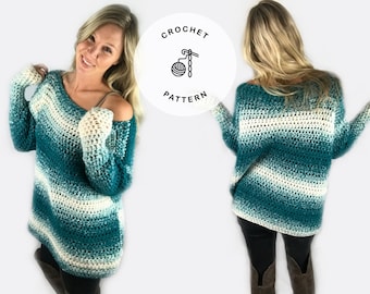 Comfy & Cozy Oversized Crochet Sweater Pattern