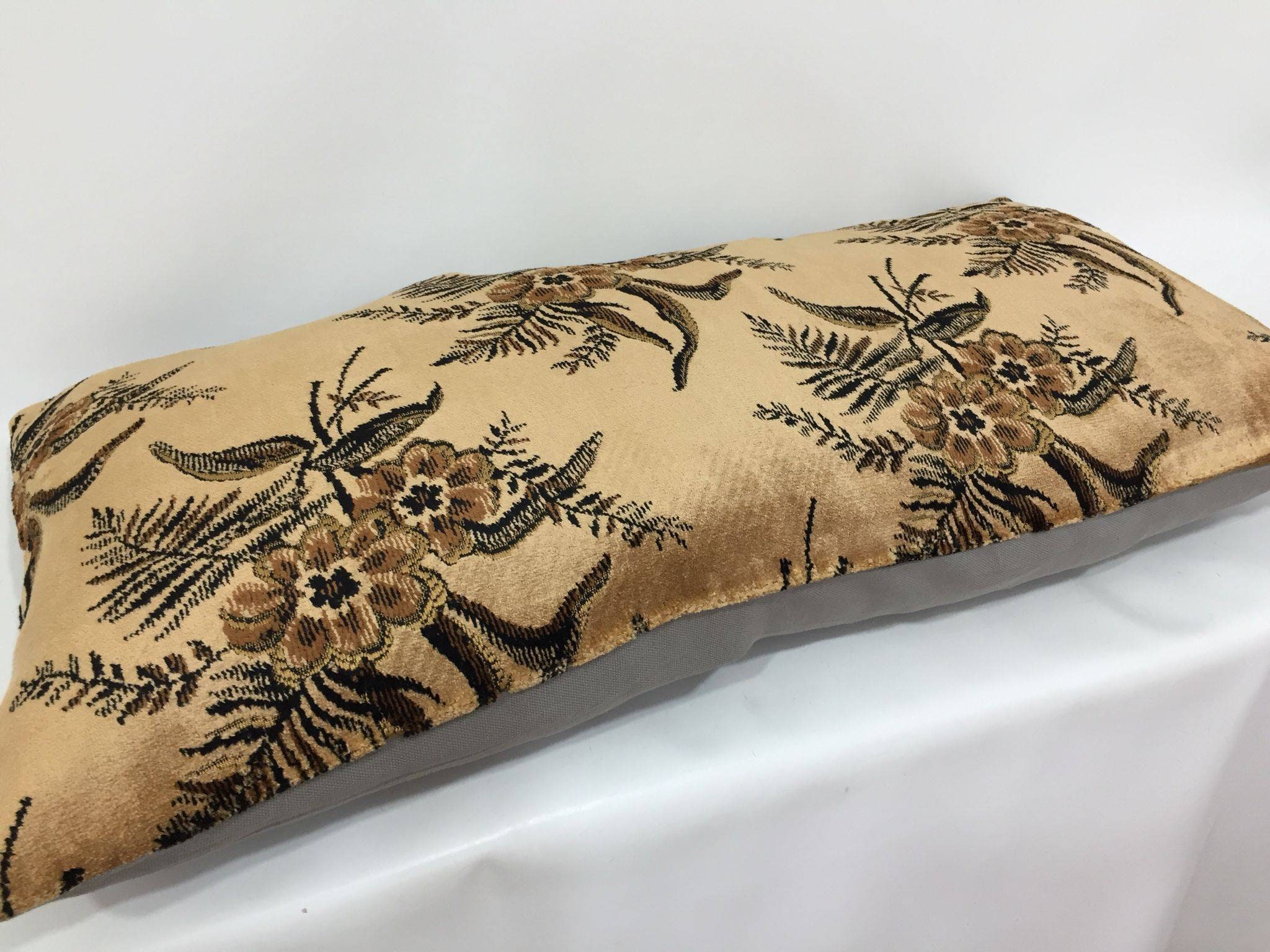 16 X 32 Velvet Pillow Cases Vintage Velvet Bed Etsy UK