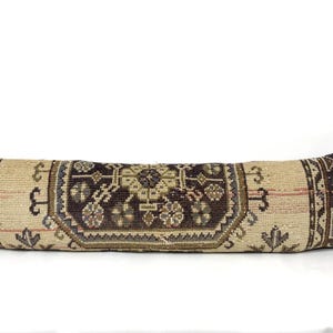 Extra Large Lumbar Turkish Traditional Pillow Cover, Long Pillow Green for Bed Long Pillow, 12&quot;X47&quot; İnch, Extra Long Lumbar Pillow for Bed