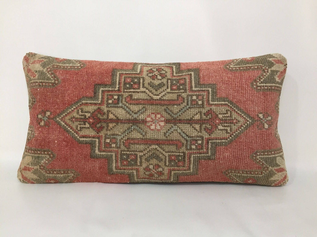 Bedding Pillow, Carpet Pillow Covers, Turkish Kilim Pillow, Long Kilim