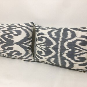Boho Pair Federa, Ikat Vintage Textile Pair Cuscini, 14 "X 18" Pollici