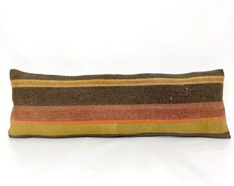 Country Home Decor, Living Room Pillow, Kilim Lumbar Cover, Kilim Pillow Cover, Decorative Pillow, Farmhouse Decor, Turkish Kilim Rug Pillow