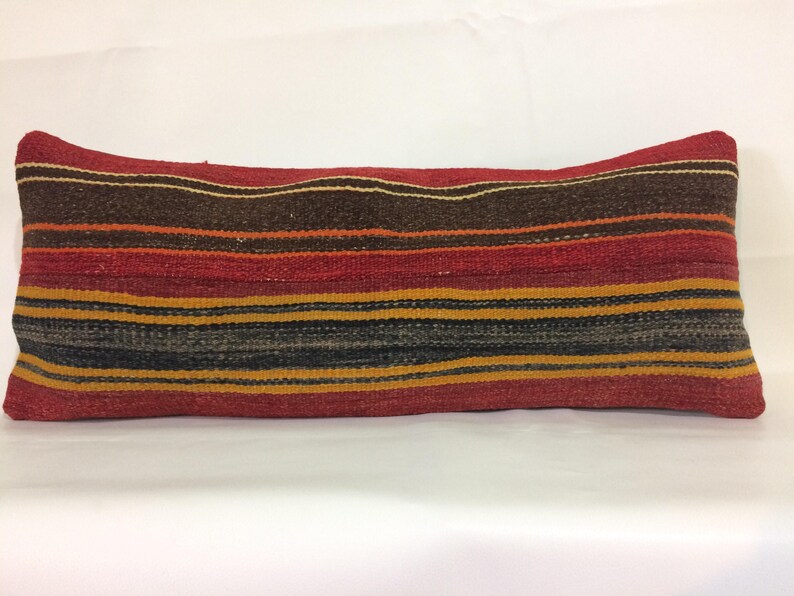 12x32 Pillow Cover Wool Throw Pillow Long Bed Etsy