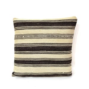 20X20 Kilim Pillow Cover, Large Bed Pillow, Sofa Throw Pillow, Bench Cushion