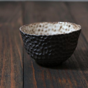 Taza de cerámica piedra vidrio morilla coral cerámica moderna sin asa marrón negro negro blanco