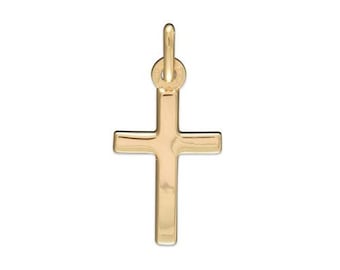 Plain Hollow 9 Carat Gold Cross