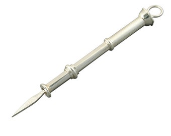 2 Cure-dents En Argent Sterling 925 - Design Uni, 3,9-4 Grammes, Neufs