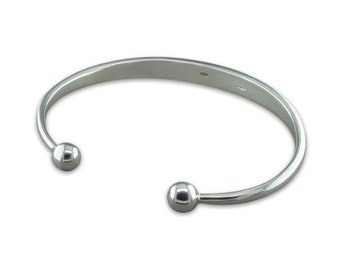 Heavy Men's Solid Sterling Silver Torc