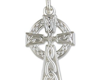 Medium Celtic Sterling Silver Cross