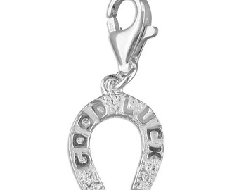 Good Luck Horseshoe Sterling Silver Charms