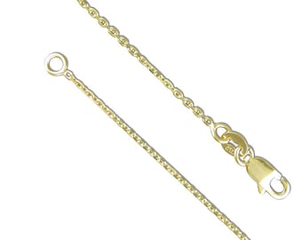 Medium Diamond Cut 9ct Gold Chain