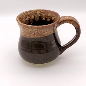 Leopard Print Wheel Thrown Stoneware Mug