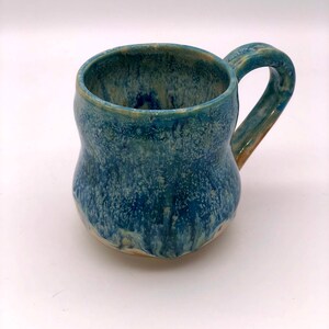 Speckled Blues Wheel Thrown Stoneware Mug