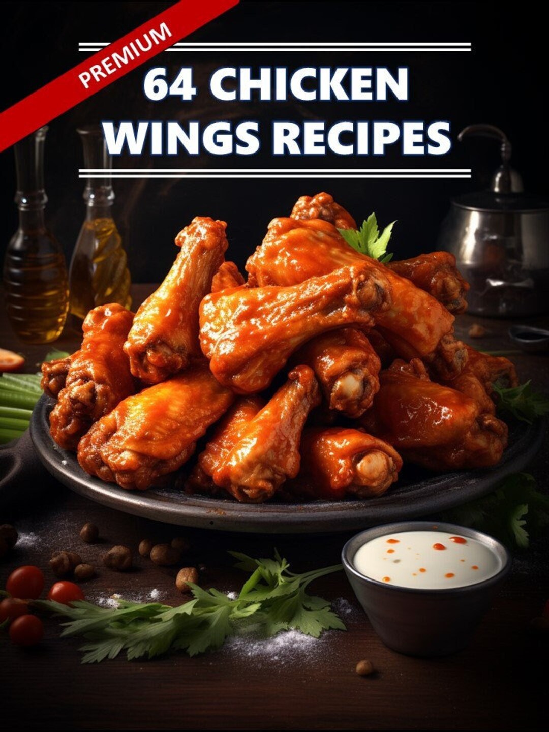 64 Chicken Wings Recipes Instant Download Chicken Wings Cookbook - Etsy