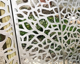 1/8" Aluminum Leaf Fence Screen 48"X48"