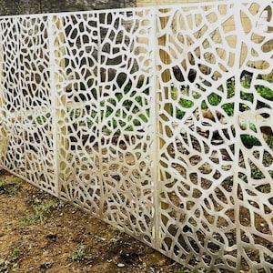 1/8&quot; Aluminum Leaf Fence Screen 24&quot;X48&quot;