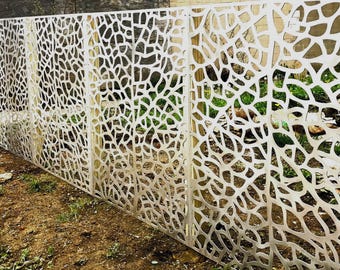 1/8" Aluminum Leaf Fence Screen 24"X48"
