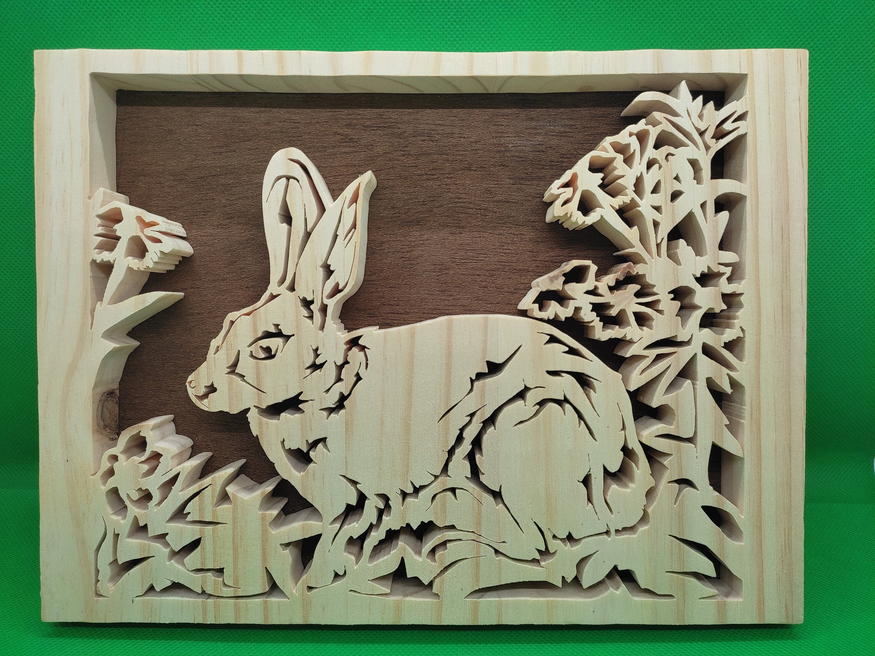 Lapin Champêtre Décoration Murale