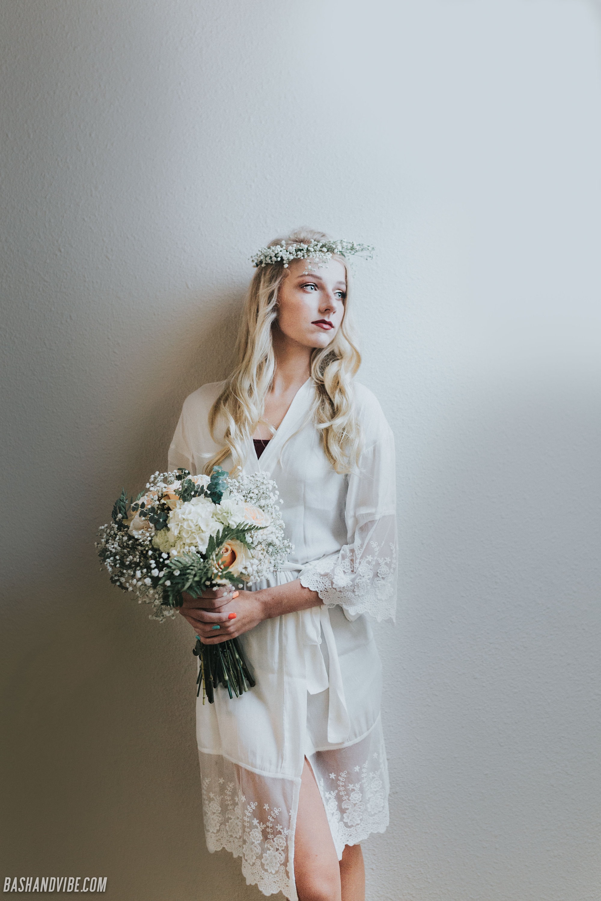 Long Lace Bridal Robe Images