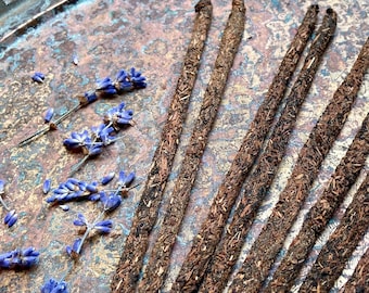 Hand rolled Herbal Lavender And Herbs Incense Sticks, Calming And Soothing. Luxury Incense with Essential oils