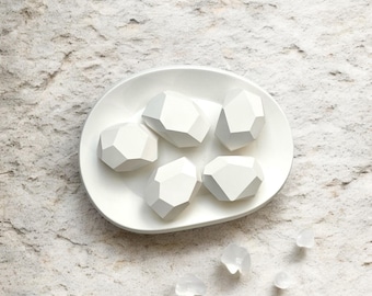 Difusor de piedra aromática con forma de piedra preciosa elaborado a partir de yeso natural, aromaterapia, cuidado personal, regalo