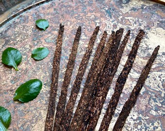 Hand rolled Herbal Patchouli And Herbs Incense Sticks, Grounding And Soothing. Luxury Incense with Essential oils