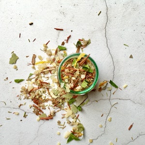 Deep Focus Hand Blended Loose Incense With Resins, Herbs, Woods, And Flowers. Cleansing, Focus And Clarity Blend.