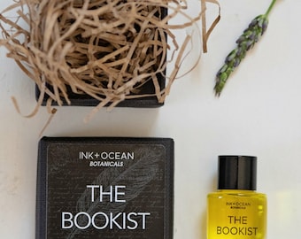The Bookist - Gourmand, Coffee, Chocolate, Natural Botanical Vegan Perfume Oil.  gift boxed.