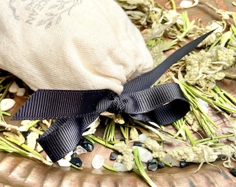 Mugwort and Rosemary dream pillow, pouch with Mugwort, Organically grown herbs