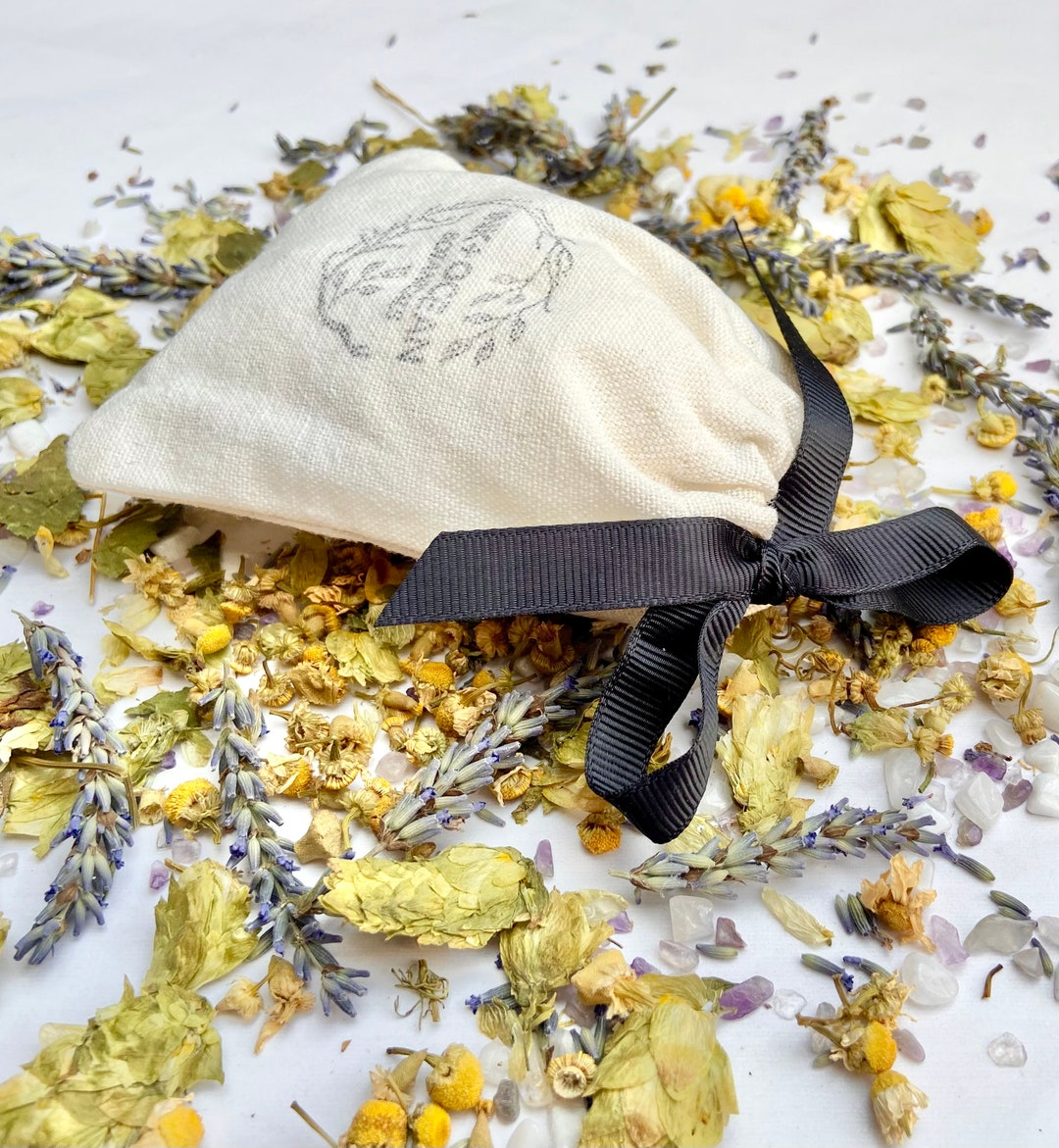 Restful Sleep Dream Pillow Pouch With Lavender Hops and Etsy UK