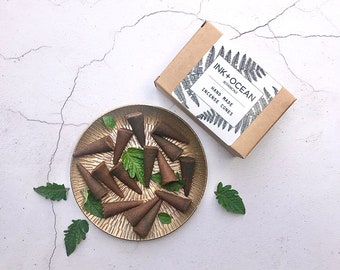 Handmade Patchouli Incense Cones  With Herbs And Patchouli Essential Oil