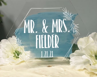Custom Acrylic Cake Toppers