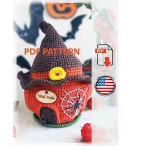 Crochet Halloween Pumpkin Tea Cozy Pattern (PDF Pattern)