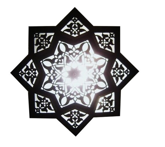 Star Shaped Flush Mount Ceiling Light Fixtures