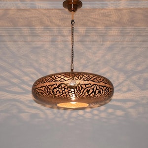 Moroccan Pendant light-Pendant lighting-Moroccan Lamp-Bronze hanging lamp Lighting