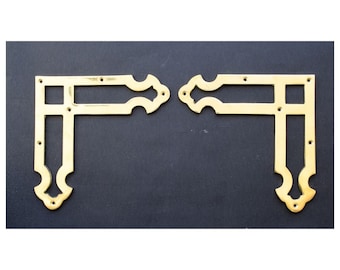 4X Egyptian Moroccan Spanish Islamic Middle Eastern Brass Door Corners Ornament