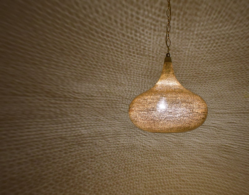 Handcrafted Moroccan Pendant Light Lighting Lamp Ceiling Pierced Modern