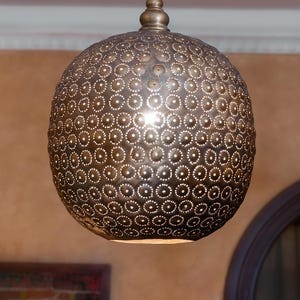 Moroccan Pendant Lamp, Turkish Lantern, Boho Style Hanging Light, Turkish Pendant Lighting, Exotic Chandelier for Kitchen Island