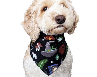 Magic Things Tie On Dog Bandana by Cheffy and Co